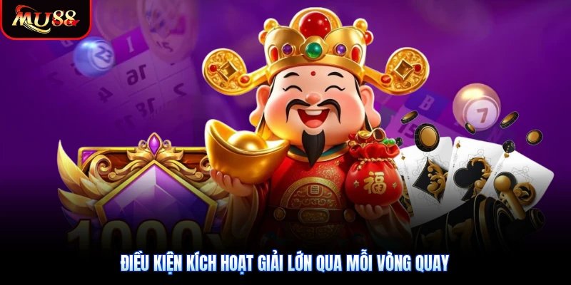 Điều kiện kích hoạt giải lớn qua mỗi vòng quay