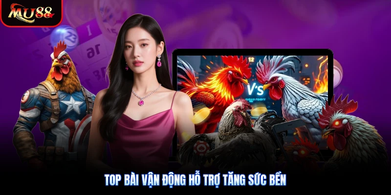Top bài vận động hỗ trợ tăng sức bền